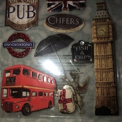 Paper House Jolees Recollections England London Scrapbook Stickers