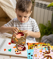 Thanksgiving Stickers for Kids, DIY Crafts Stickers for Kids, Make a Turkey Face