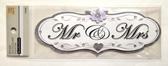 RECOLLECTIONS Themed Dimensional Sticker – MR. & MRS. TITLE
