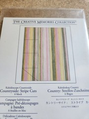 Creative Memories~Countryside Stripe Cuts~Block Sticker Sheet