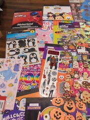 Sticker Collection Bundle – Disney, Miraculous, Random Stickers, And One Pen Lot