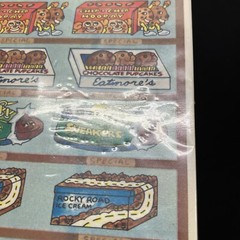 GOOFY GROCERIES CHOCOLATE SCRATCH n SNIFF stickers SEALED VTG