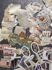 300 Pcs Vintage Stickers, Journaling. And Scrapbooking (Time Flies Set)