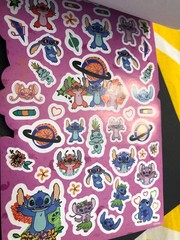 Lilo & Stitch sticker collection book 4 pages 150 stickers sheets angel Disney