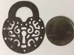 LOCK & KEY Die-Cuts(6pc) Victorian•Steampunk•Filagree•Card Making •Scrapbooking•