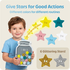 Large Magnetic Reward Jar for Kids – Perfect Reward System for Home Fridge & Cla