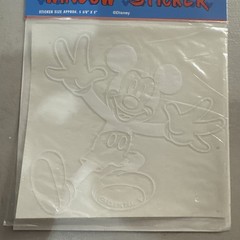 Vintage Disney Sticker Lot and Decal Window Cling Sports USA Mickey Mouse Goofy