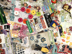 Partially Used Jolee’s, K & Company & More Stickers & Cardstock. PLEASE READ