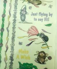 House Mouse & Friends Flower Spring Themed Stickers Wish Friends Hi x2 New