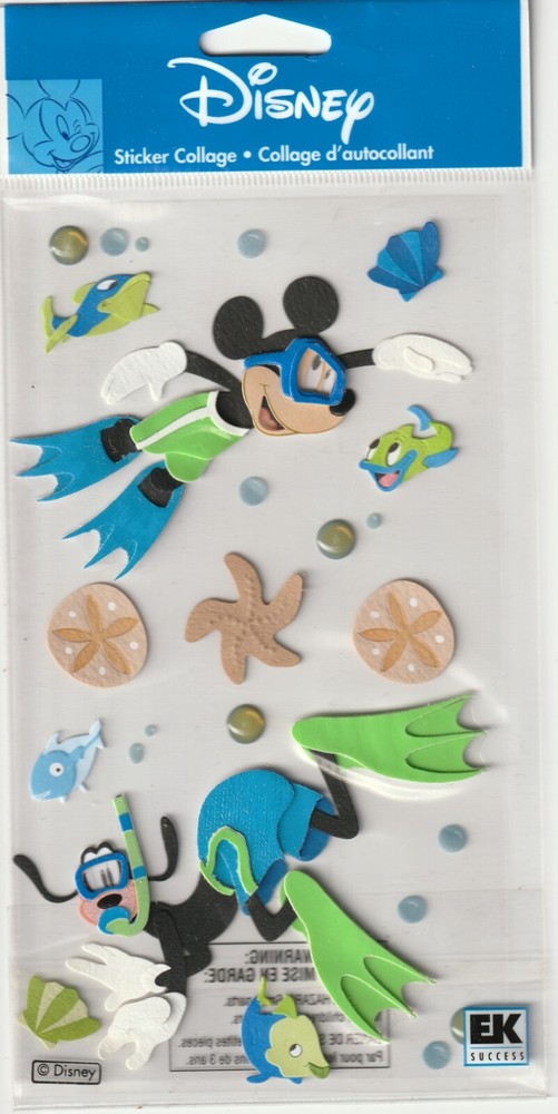 Disney Licensed EK Success MICKEY & Goofy Swimming Beach 60249 Fast FREE Ship!