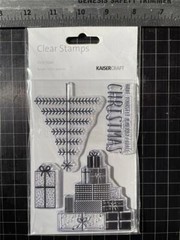New kaisercraft CLEAR Rubber Stamp CHRISTMAS First Noel Winter free USA ship