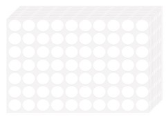 3500 Dot Stickers, 3/4 inch White Coding Labels, Circle 3500 Pieces