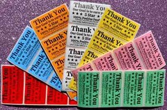 5 Stars STICKERS WATERPROOF 2.25″ LABELS SEALS FEEDBACK REVIEW SHOP Thank you