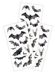 Halloween Spooky Bats Stickers Planner Supply Papercraft Crafts Scrapbook