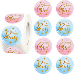 Cherry Blossom Flower Stickers Roll, 500PCS Pink & White Sakura Decorative Stick