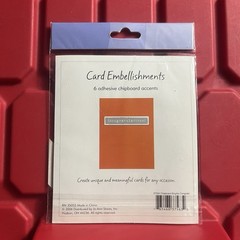 JoAnn Craft Essentials Congratulations Adhesive Chipboard Accents Brand New