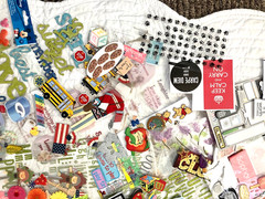 Partially Used Jolee’s, K & Company & More Stickers & Cardstock. PLEASE READ