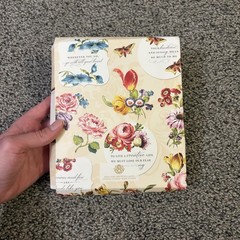 Anna Griffin Quotes & Flowers 120 3-D Flower Stickers & Cardstock – New AG 772