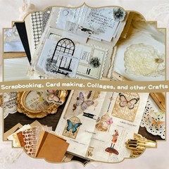 132 Sheets Textured Scrapbook Paper – Decorative Craft – Scrapbooking Supplies