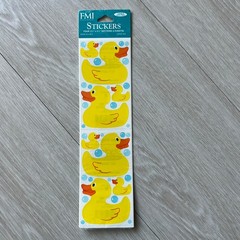 FMI Frances Meyer Bath Duck Sticker Sheet Just Duckie Unopened Vintage