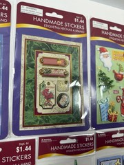 LOT OF 10 PKGS Christmas Stickers Handmade 3-D Scrapbooking Holiday Wal-Mart