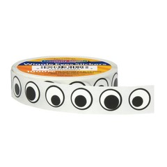 Craft Supplies: 1000 Pack of 0.5-Inch Black Wiggle Eyes Stickers for Crafts