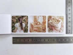 540 Pre-Cut Scenery Journaling Stickers, 6 Pcs Complete Set Washi Sticker Books