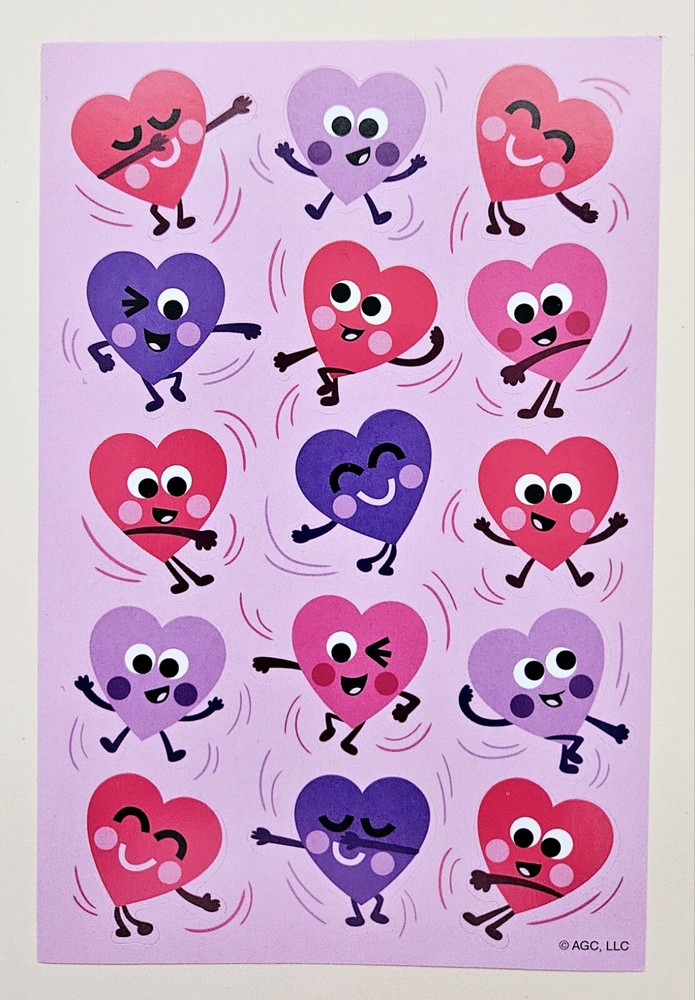 Happy Valentine’s Day / Love / Heart Sticker sheet
