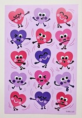 Happy Valentine’s Day / Love / Heart Sticker sheet