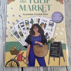 Rongrong The Tulip Market Planner Sticker Pack Boho Cottagecore Scrapbooking