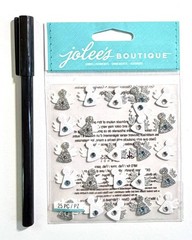 Tiny Christmas Angels Jolee’s Stickers Scrapbooking Card Journal Planner