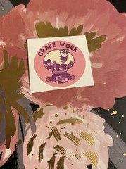 WW Small Scratch & Sniff Grape Bubblegum Scent Sticker Mod