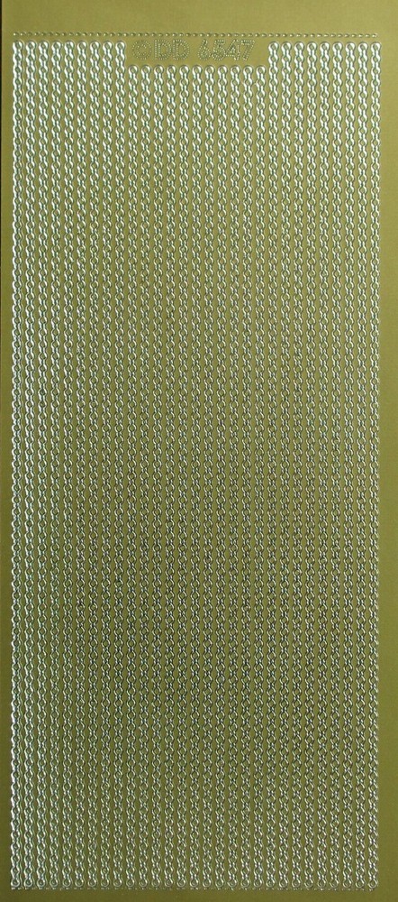 Fine Chain Borders Lines PEEL OFF STICKERS Border Line Chains Cardmaking