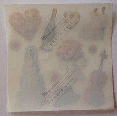 WEDDING DAY Sticker(11pc)Approx.4″x 4″ Paper House•Bride•Groom •Cake•Flowers•
