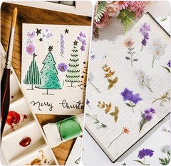 120 Pcs Transparent Flower Stickers for Scrapbooking, Journaling, Crafting