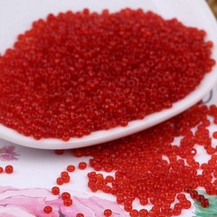 4000 pcs Transparent Small Glass Beads 2mm (10/0) + Storage Box Jewelry making