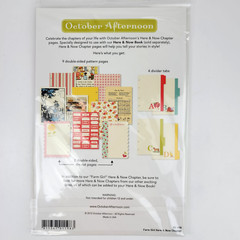 October Afternoon Farm Girl Scrapbooking Lot 12×12 Paper Stickers Die Cuts Cards