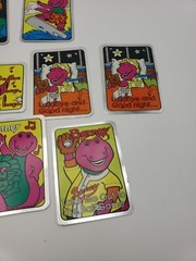 Vintage 90s Stickers Lot of 10 BARNEY FOIL MYLAR Vending Machine Sticker 1992