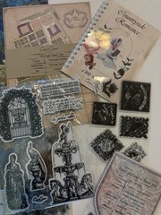CoraCreaCrafts Vintage Secret Gardens Romantic Junk Journal Scrapbooking Lot
