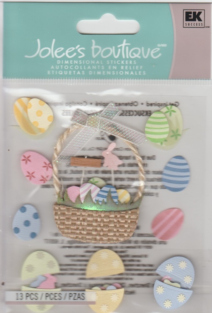 Jolee’s Boutique » Easter Egg Basket » Scrapbooking Stickers