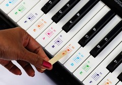 Beginner Piano Book for Kids, Piano Keyboard Stickers, 50 Amazing & Popular S…
