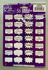 Lot of Various Caption Stickers! 22+ Sheets Stickopotamus, Little Yellow Bicycle