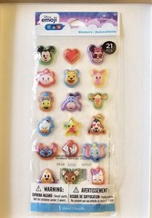 Disney Emoji Puffy Stickers Hallmark 21 pieces