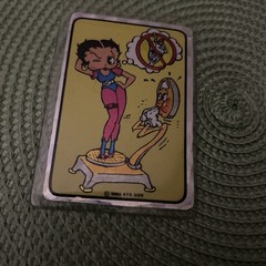 Vintage Stickers Betty Boop Ice Cream Prism Vending Machine Sticker VTG 80s