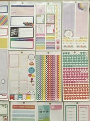 Lot Of 40 Sheets Happy Planner Complete & Incomplete! #1
