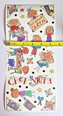 Vintage 2001 Me & My Big Ideas MAMBI 12″ Sheet of SCRAPBOOK QUEEN Stickers