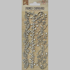 Vine Vines Flowers Leaves Chipboard Wood Little Birdie Handmade Border Die-cuts