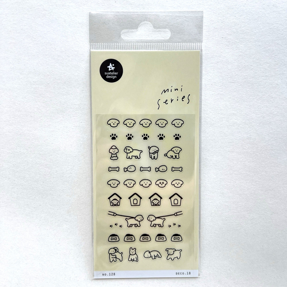 Suatelier Mini Series Dog Stickers Planners Calendars Journals Collage