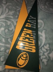 New Scrapbook 101 School Spirit Green Nay Packer Flag Cutouts