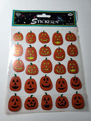 Nicole Quality Value Stickers One Sheet STK353 Pumpkins Pumpkin Fall Halloween